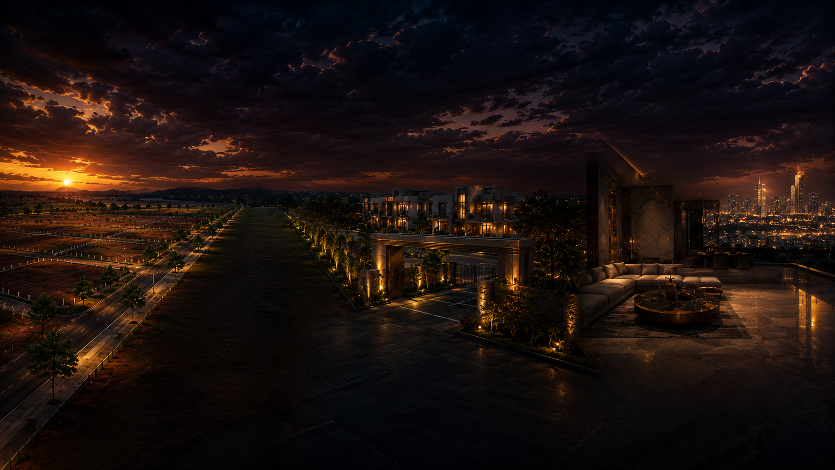 R7 Projects Luxury Estate Background