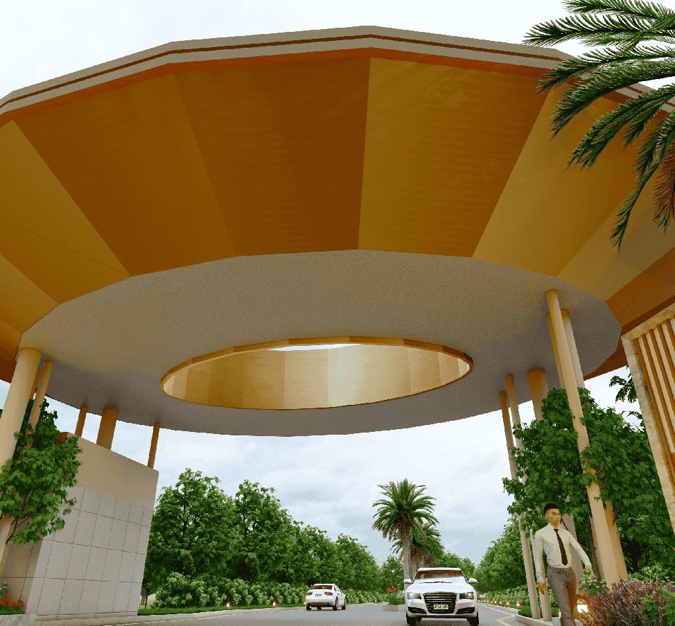 NeoCity Entrance Canopy